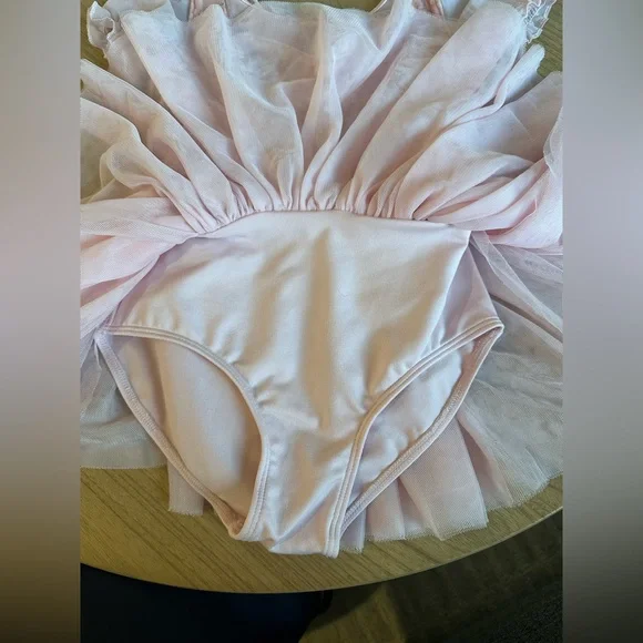 Pink Velvet Bloch Ballet Tutu - Picture 4 of 5